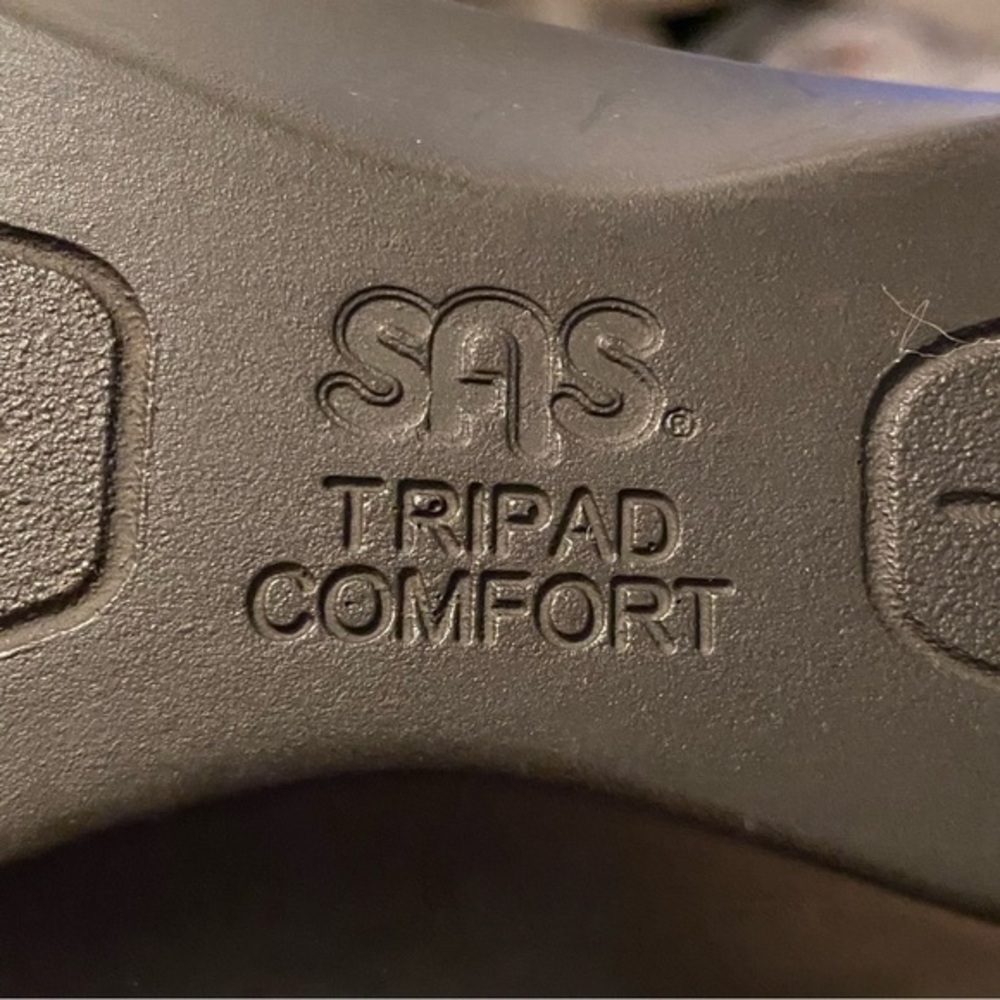 SAS Tripad Comfort Shoes Size 9 S Women’s Mary Jane Brown Velcro‎ GrannyCo… - Picture 8 of 11